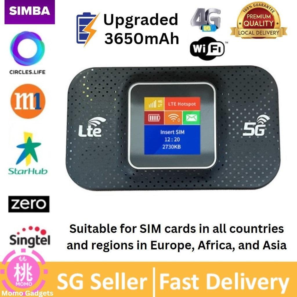 【Support Simba】150Mbps Wifi Router 4G Sim Card Outdoor/Indoor Wireless Mini Modem FDD/TDD Signal Amplifier Mobile Car WI-FI Mesh With 3650MAh Battery