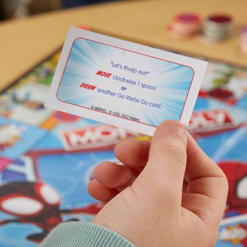 Hasbro Gaming Monopoly Junior: Marvel Spidey and His Amazing Friends Edition Board Game for Kids Ages 5+