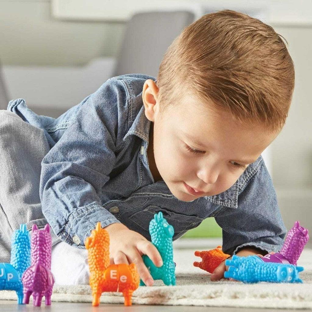 Learning Resources Snap-n-Learn Llamas-26 Pieces/ Dinos-18 Piece,Ages 18 months Toddler Learning Toys