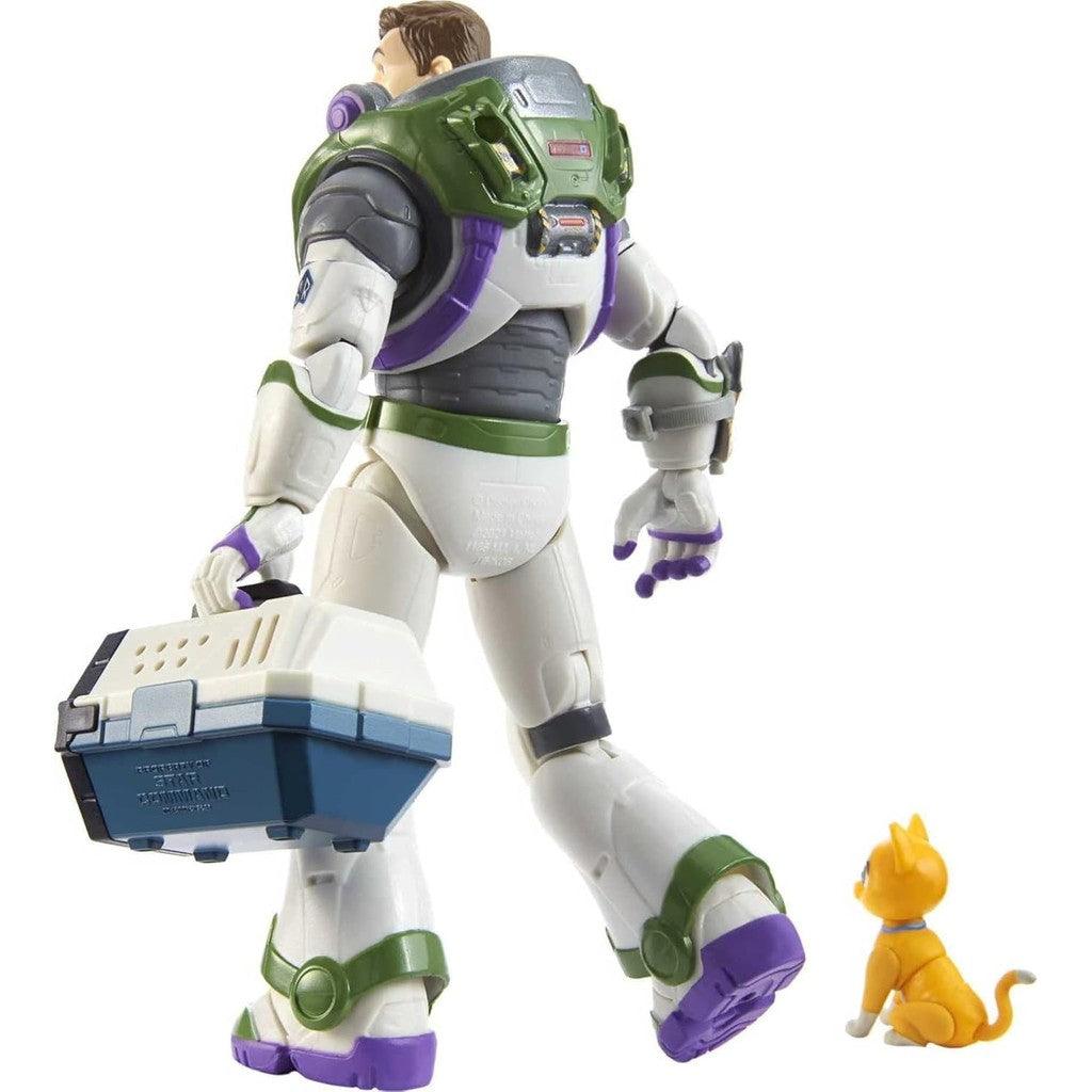 Mattel Disney and Pixar Lightyear Collector Action Figure, 7-in Scale Space Ranger Alpha Buzz & Sox