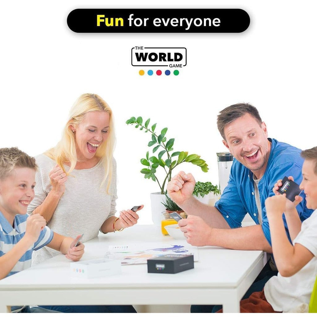 The World Game - Geography Card Game - Educational Games for Kids, Family and Adults
