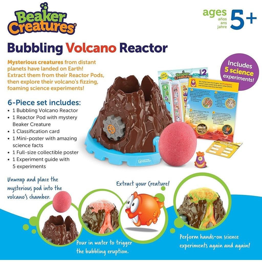 Learning Resources Beaker Creatures Bubbling Volcano Reactor - Ages 5+ Science Kits for Kids, STEM Toys for Kids