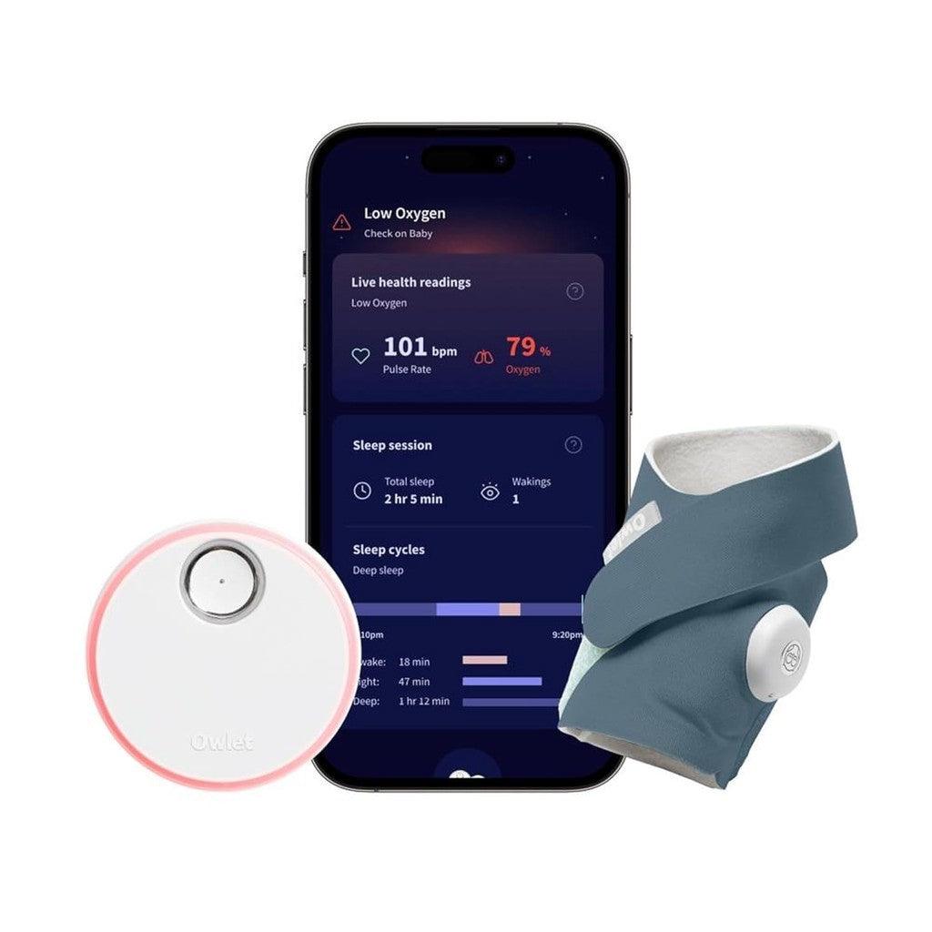 Owlet Dream Sock®-FDA-Cleared Smart Baby Monitor-Track Live Pulse (Heart) Rate, Oxygen in Infants-Receive Notifications
