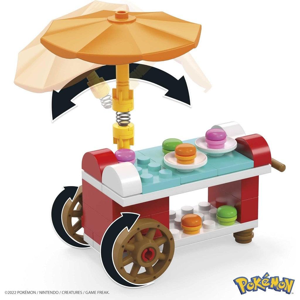 MEGA Pokemon Action Figure Building Toys Set, Pokémon Picnic with 193 Pieces, 2 Poseable Characters, Eevee and Riolu