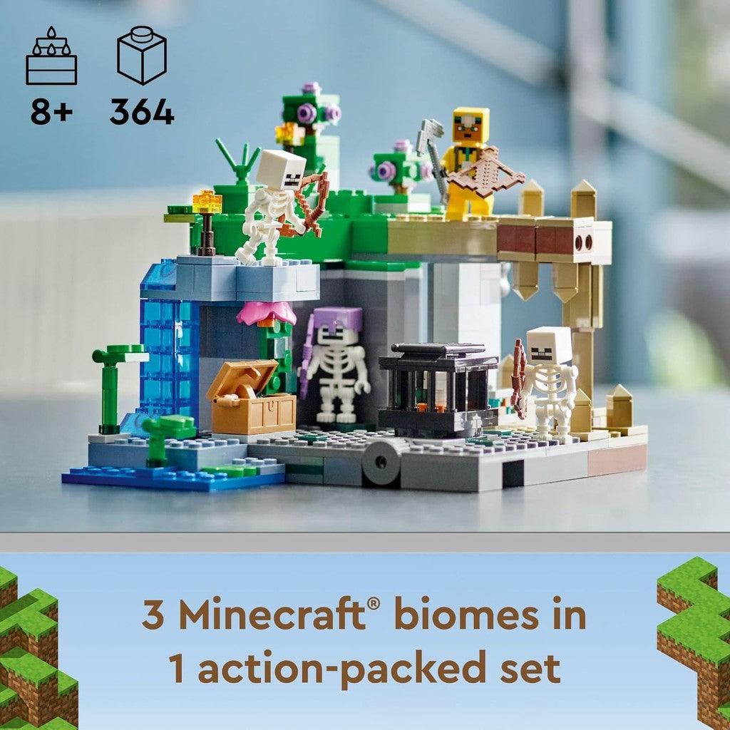 LEGO Minecraft The Skeleton Dungeon Building Toys Set Ages 8+ -21189