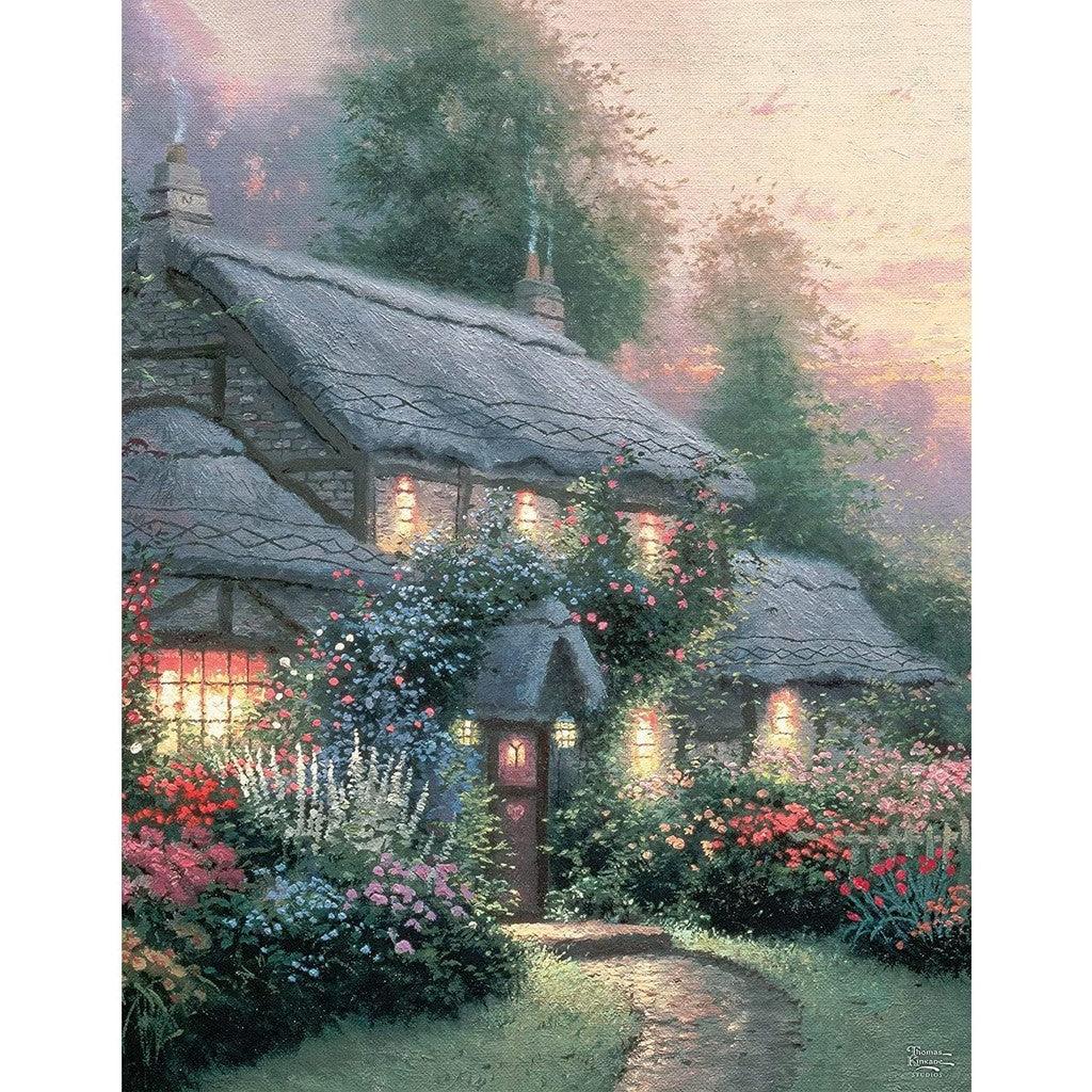 Ceaco - 8 in 1 Multipack - Thomas Kinkade - (2)Round 300 Piece, (4)550 Piece, (1)750 Piece (1)1000 Piece Jigsaw Puzzles