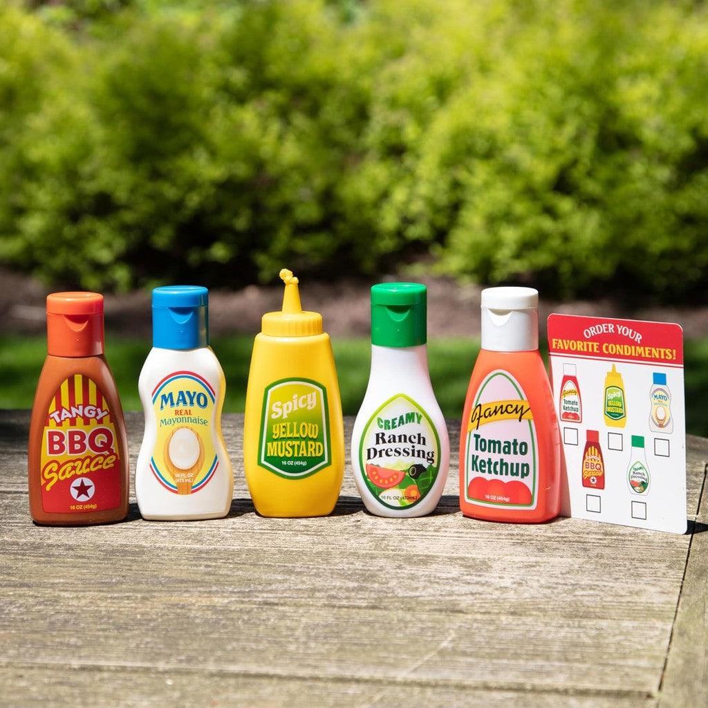 Melissa & Doug 5-Piece Favorite Condiments Play Food Set