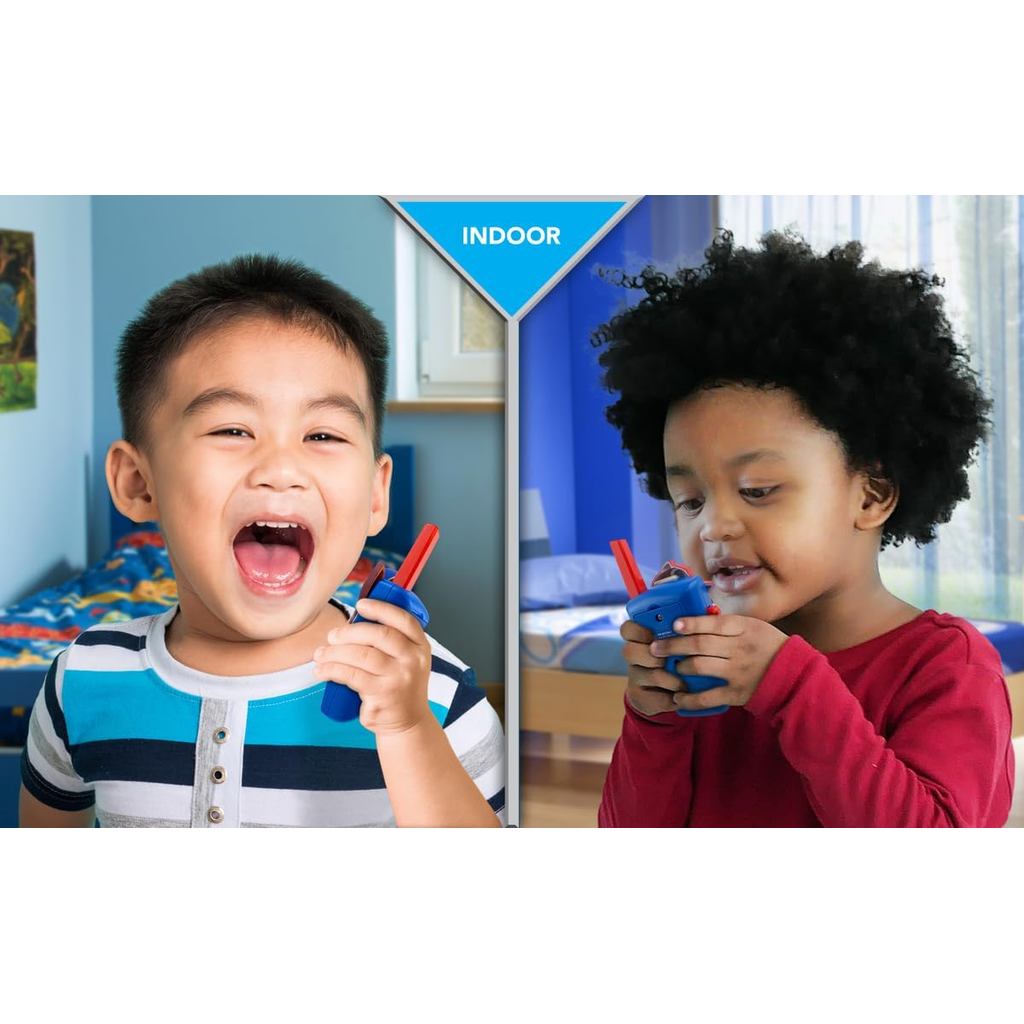 eKids Paw Patrol Toy Walkie Talkies for Kids, Static Free and Extended Range Indoor and Outdoor Toys