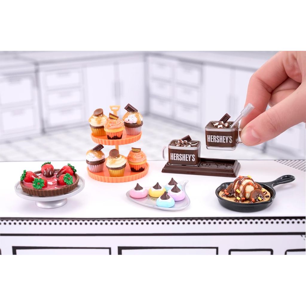 MGA's Miniverse Make It Mini Food Hershey Multipack Mini Collectibles, DIY, Resin Play, Replica Food, NOT Edible