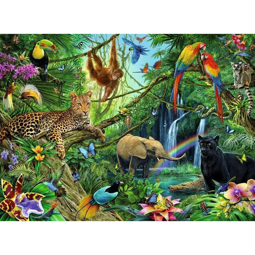 Ravensburger 126606 Animals in the Jungle Jigsaw Puzzle (200 Piece XXL)