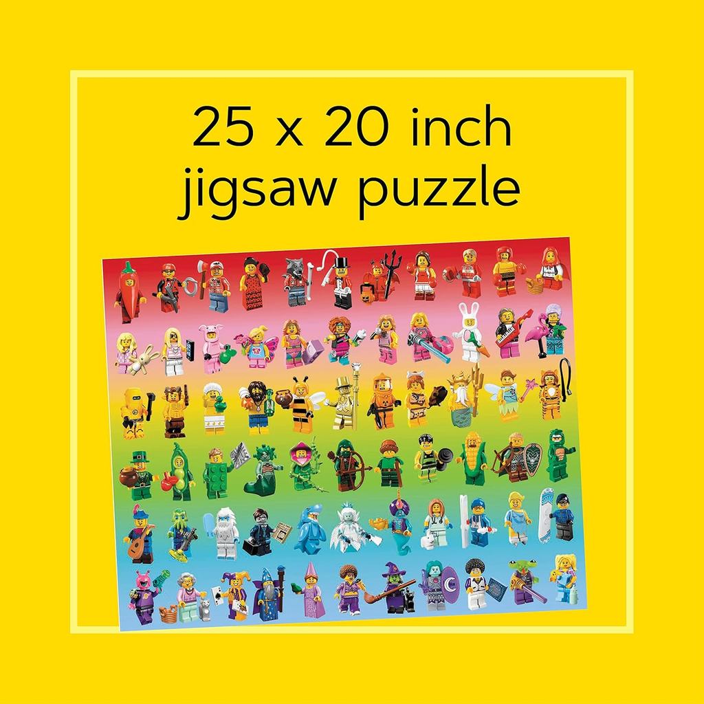 LEGO Minifigure Rainbow 1000-Piece Jigsaw Puzzle