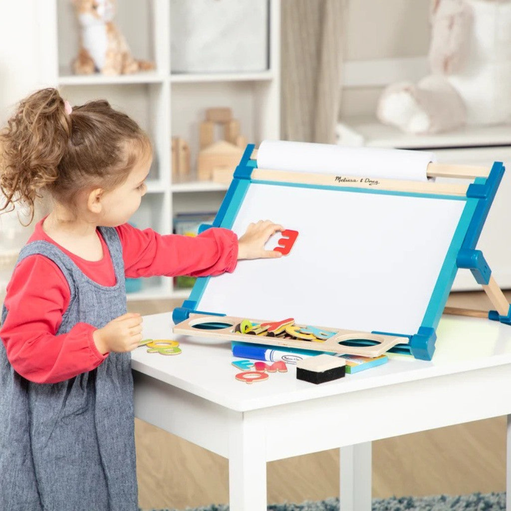 Melissa and Doug MD2790 Magnetic Tabletop Easel (42 Pieces)