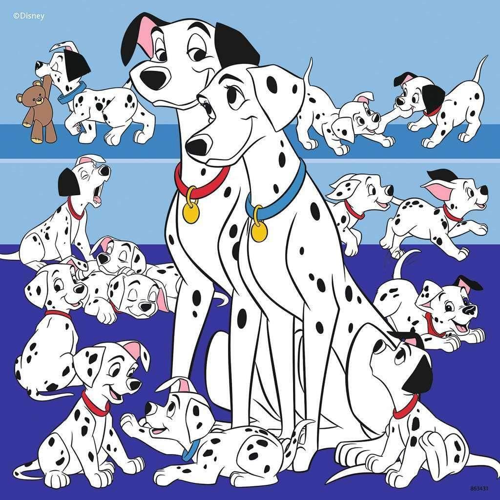 Ravensburger Puzzle Disney Friends - Three Puzzles - 49 Pieces - Children's Puzzle