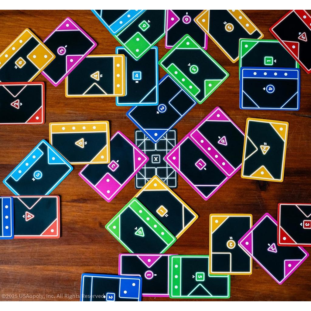 TACTA Card Game, Where Every Card Counts, Fast-Paced Strategic Shape Matching Party Game