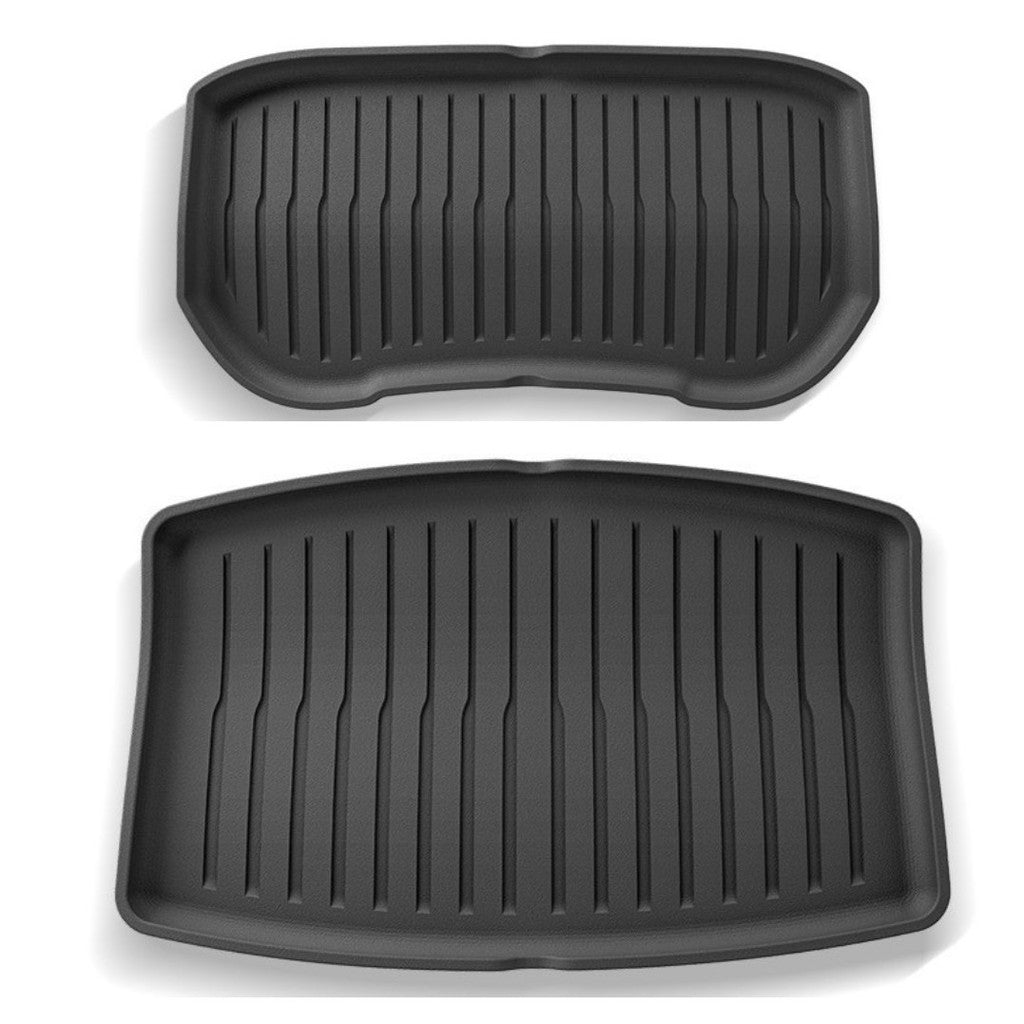 Floor Mats for 2024 2025 2026 SG Tesla Model 3 Highland 8 PCS Floor Cargo Liners Full Set All Weather TPE