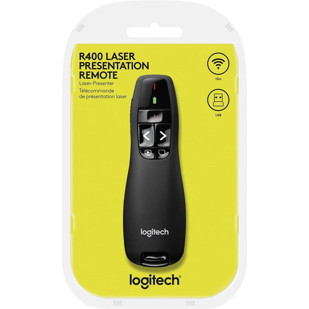 Logitech Wireless Presenter R800 / R400 PowerPoint Clicker