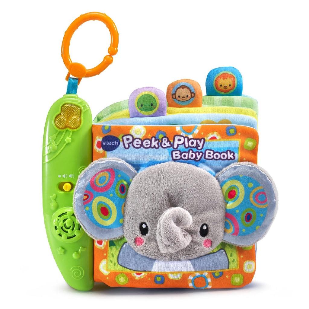 VTech Baby Peek and Play Baby Book ( Purple or grey options ) - Momo Gadgets