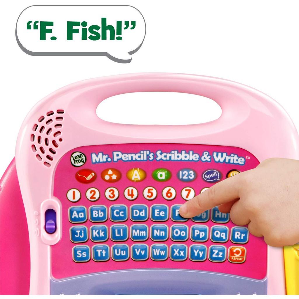 Vtech Leapfrog Mr Pencils Scribble and Write Learning Toy ( Pink or Green ) - Momo Gadgets