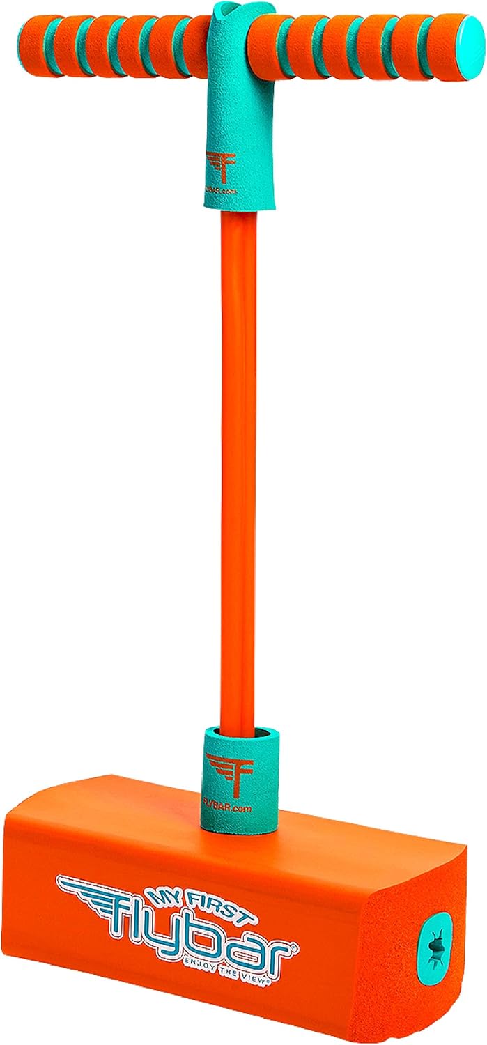 Flybar My First Foam Pogo Jumper for Kids Fun and Safe Pogo Stick for Toddlers, Durable Foam and Bungee Jumper