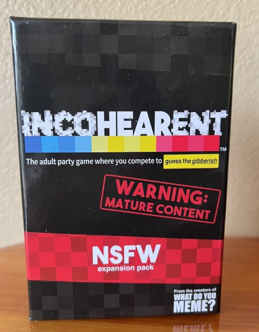 What Do You Meme Party Game (2nd Edition) / Incohearent More Cards , The Party Game