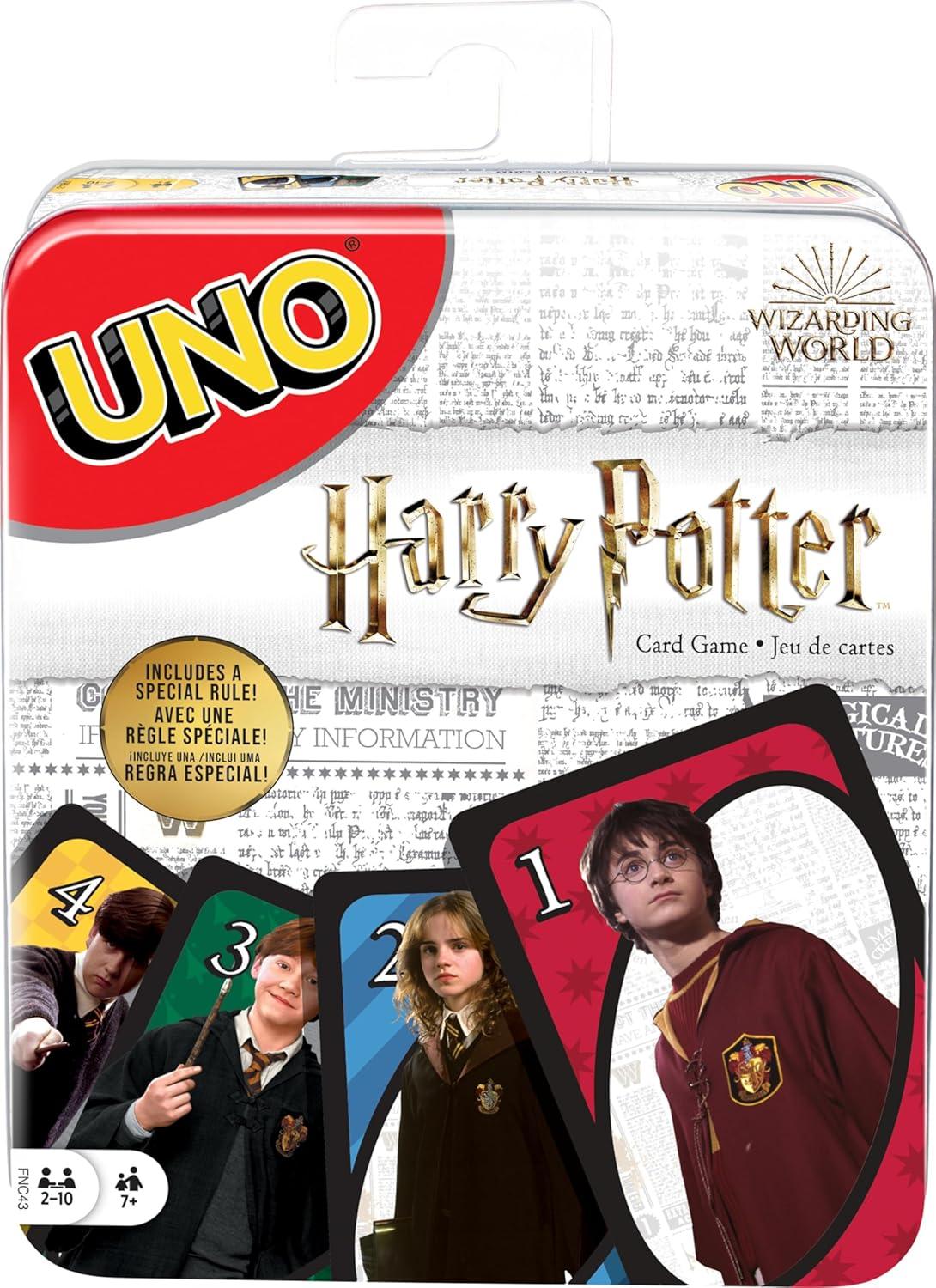 UNO Deluxe Tin / Classic Tin Options - Fast Fun for Everyone !