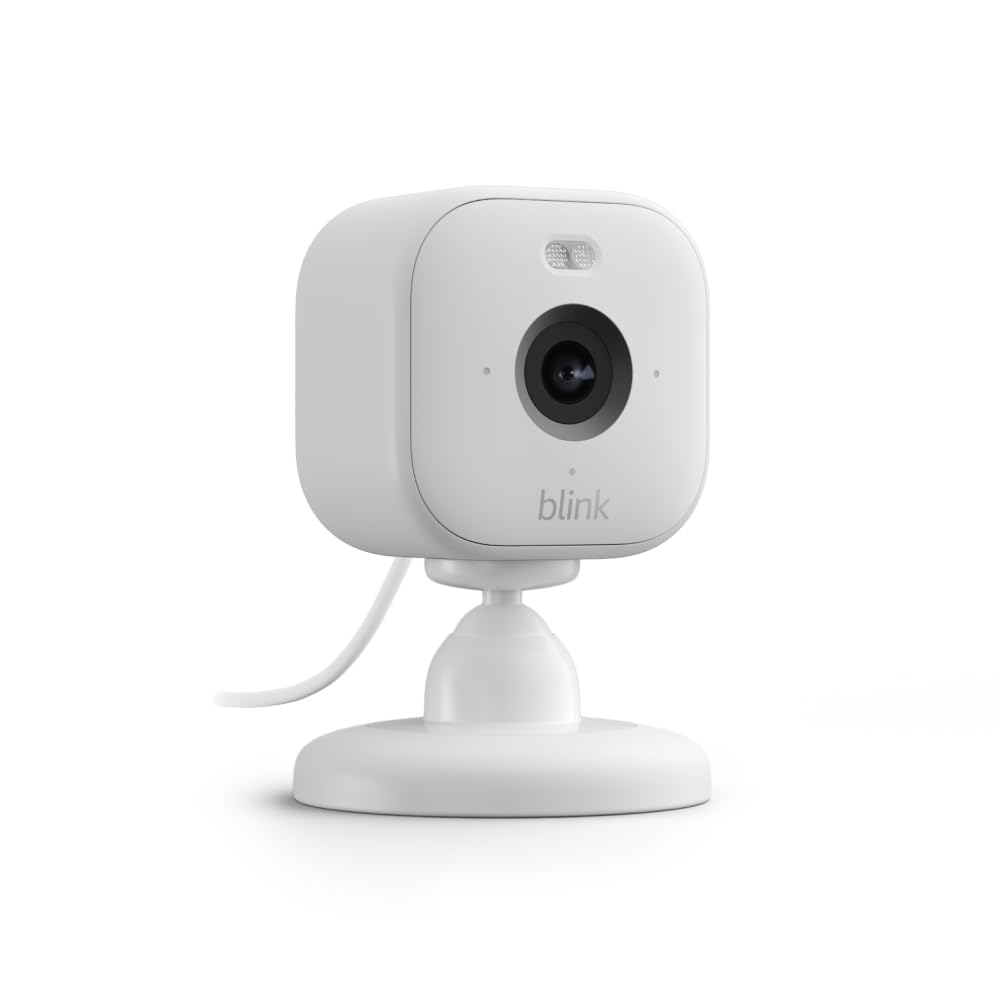 Blink Mini 2 / Mini 1 – Compact indoor smart security camera, 1080 HD video, motion detection, Works with Alexa
