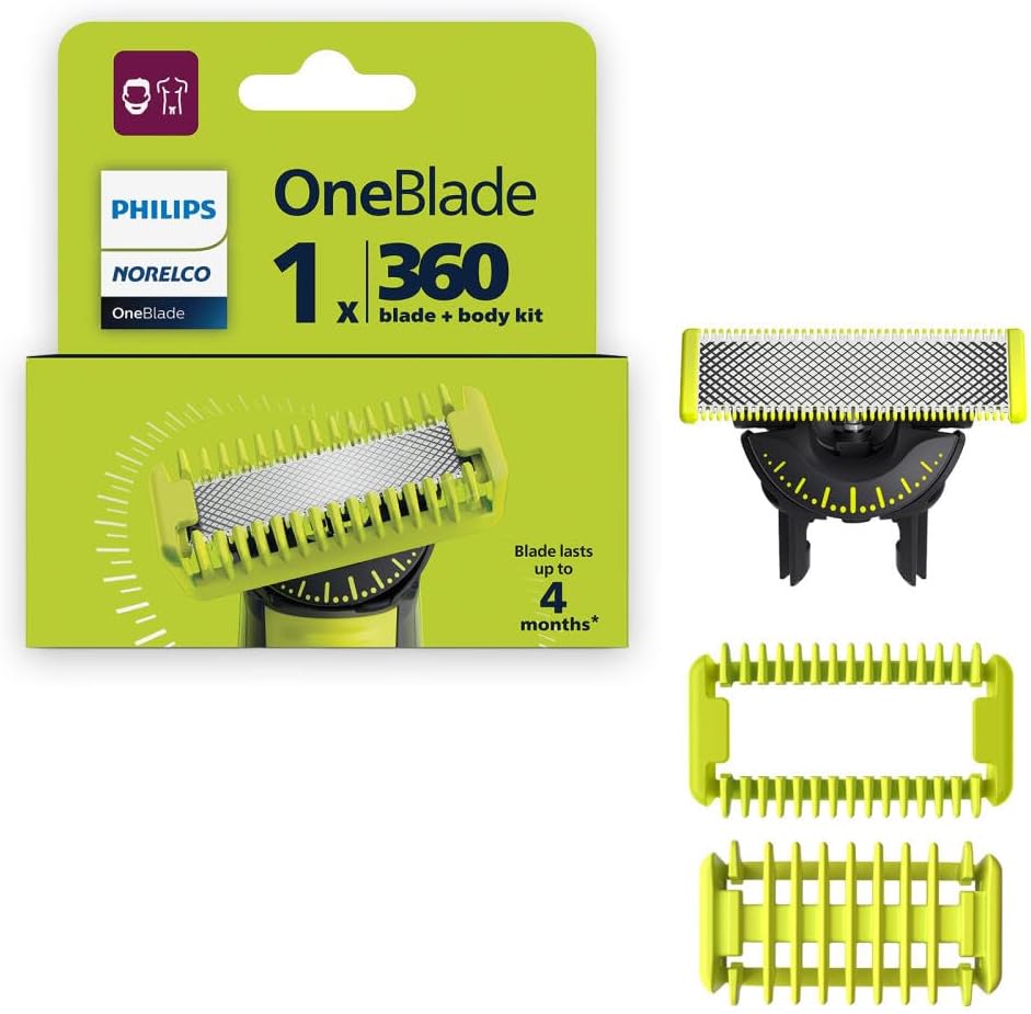 Philips Norelco OneBlade Replacement Blade, Multi,  ( 4 counts, 3 counts and 2 counts option )