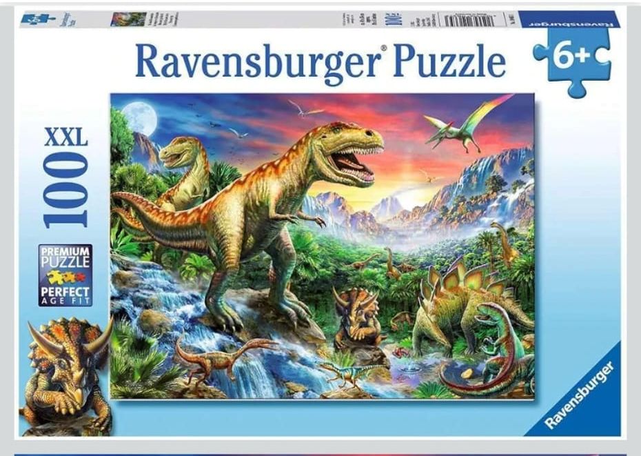 Ravensburger Realm of the Giants Dinosaur 100/200/3X49 Piece Jigsaw Puzzle for Kids