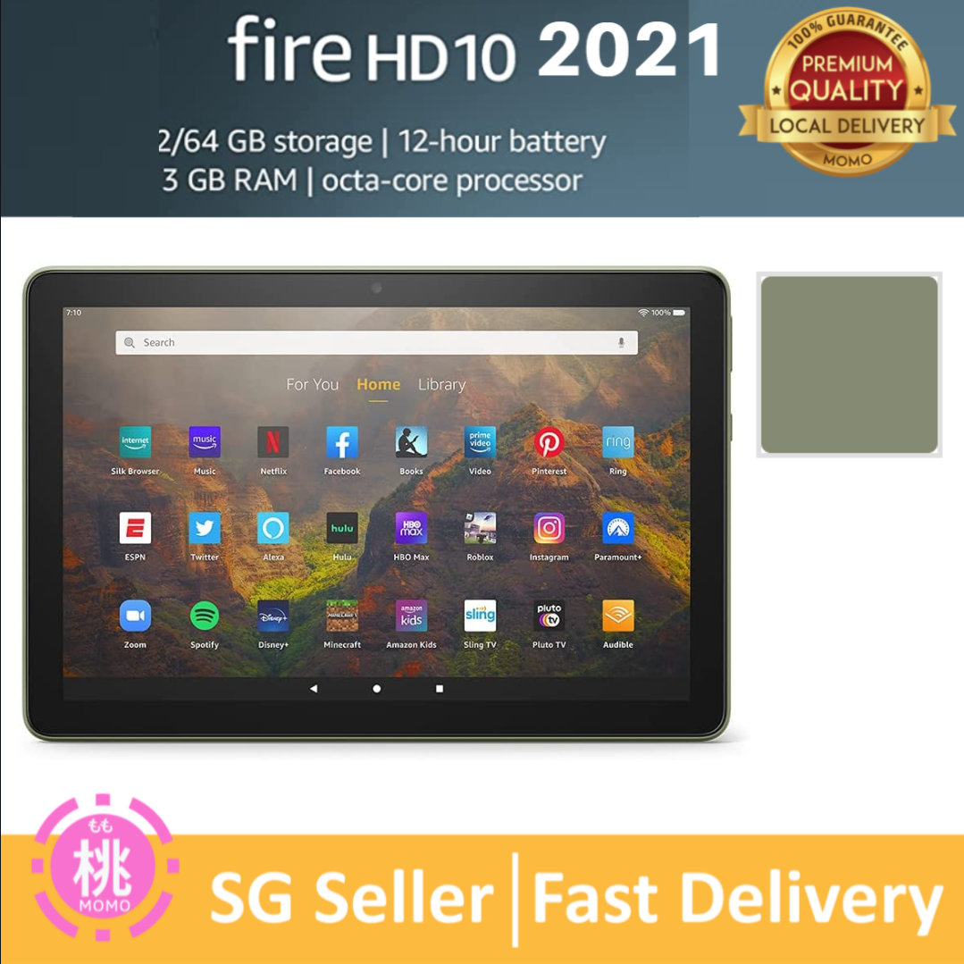 Amazon Fire HD 10 Plus / HD 10 tablet, 10.1", 1080p Full HD, 32 GB 2021 / 2023