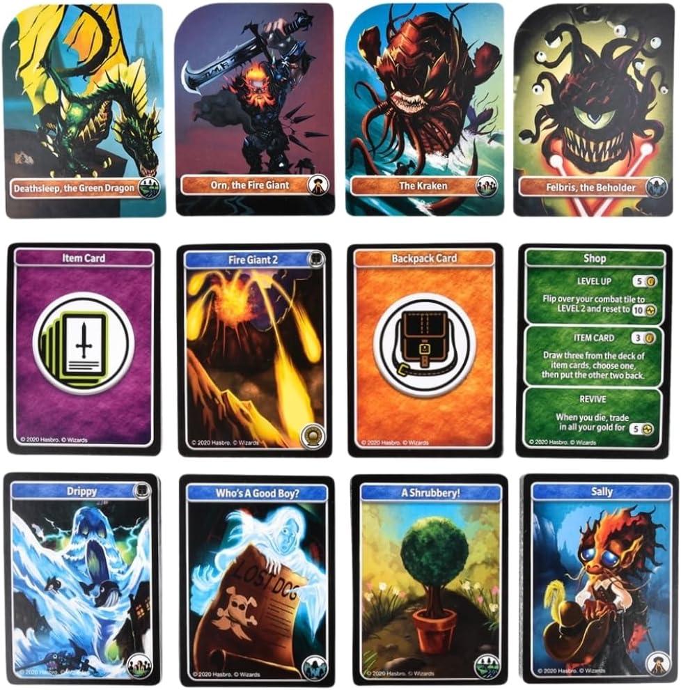 Dungeons & Dragons Adventure Begins,Cooperative Fantasy Board Game,Fast Entry to The World of D&D,Family Game