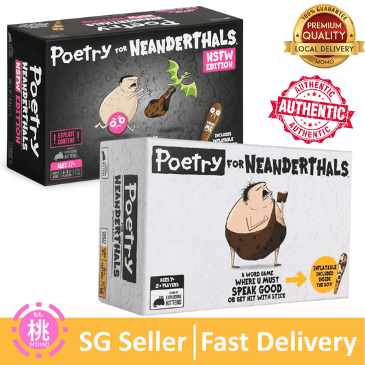 Poetry for Neanderthals by Exploding Kittens - Card Games for Adults, Teens & Kids