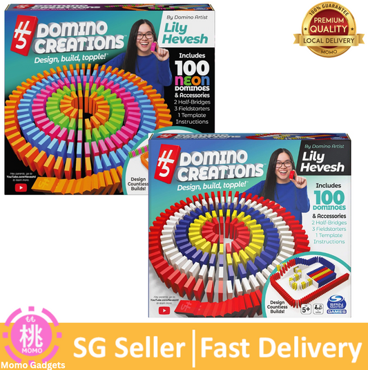 Spin Master Domino Creations 100-Piece Set by Lily Hevesh, Kids Ages 5 and up