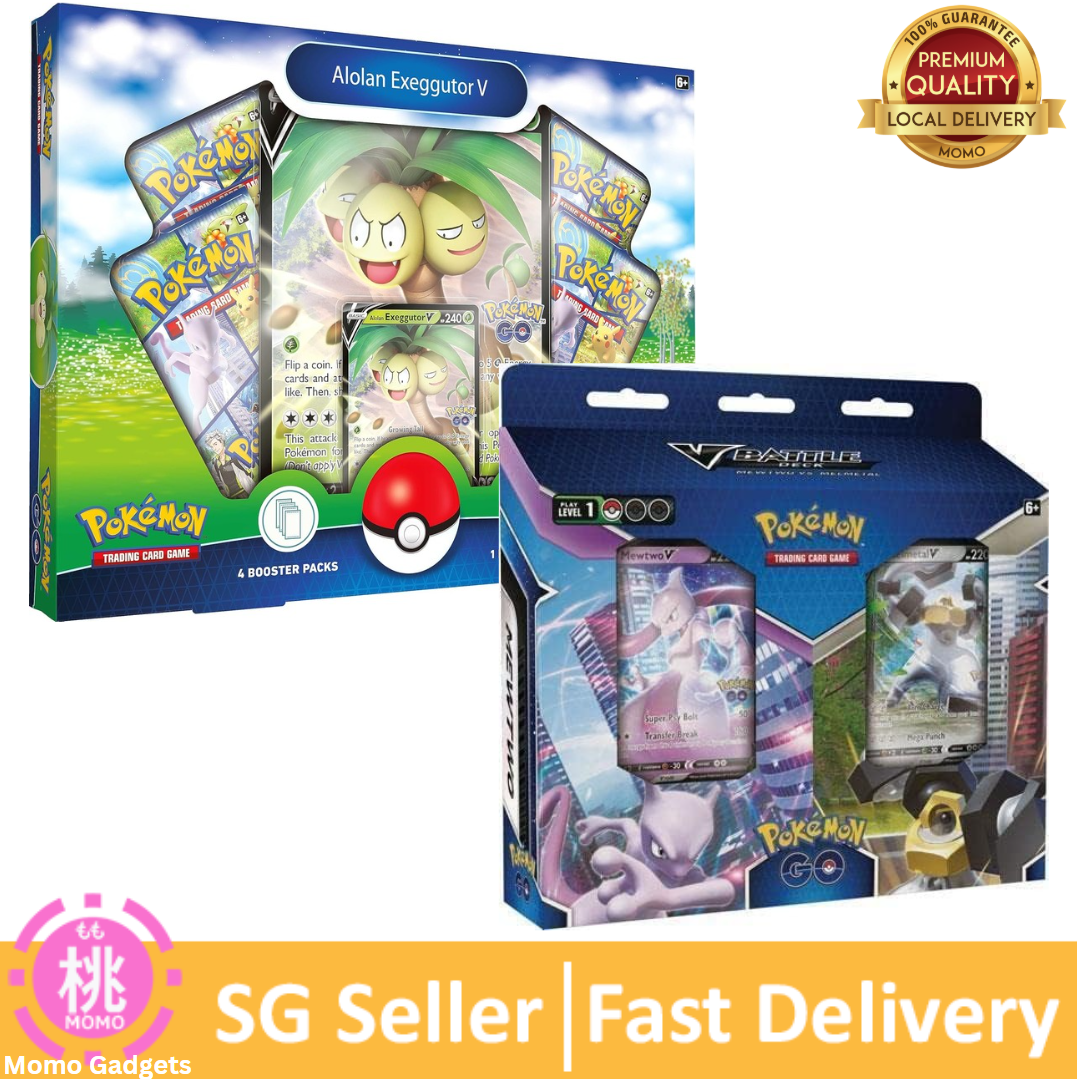 Pokemon TCG GO Collection—Alolan Exeggutor V / Mewtwo V Vs Melmetal V
