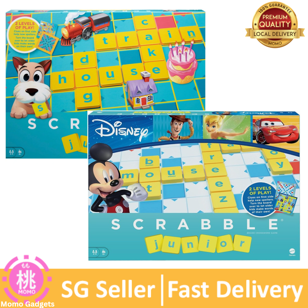 Mattel Games Scrabble Junior/Disney Children Board Game from 6 Years