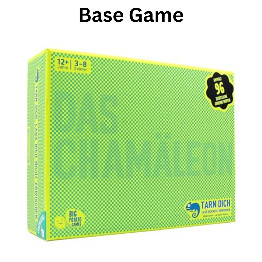Big Potato The Chameleon Base Game/Booster Pack, Award-Winning Board Game for Families & Friends