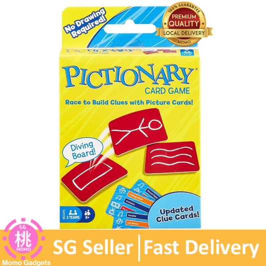 Pictionary Card Game, Makes a Great Gift for Kid, Family or Adult Game Night, 8 Years and Older