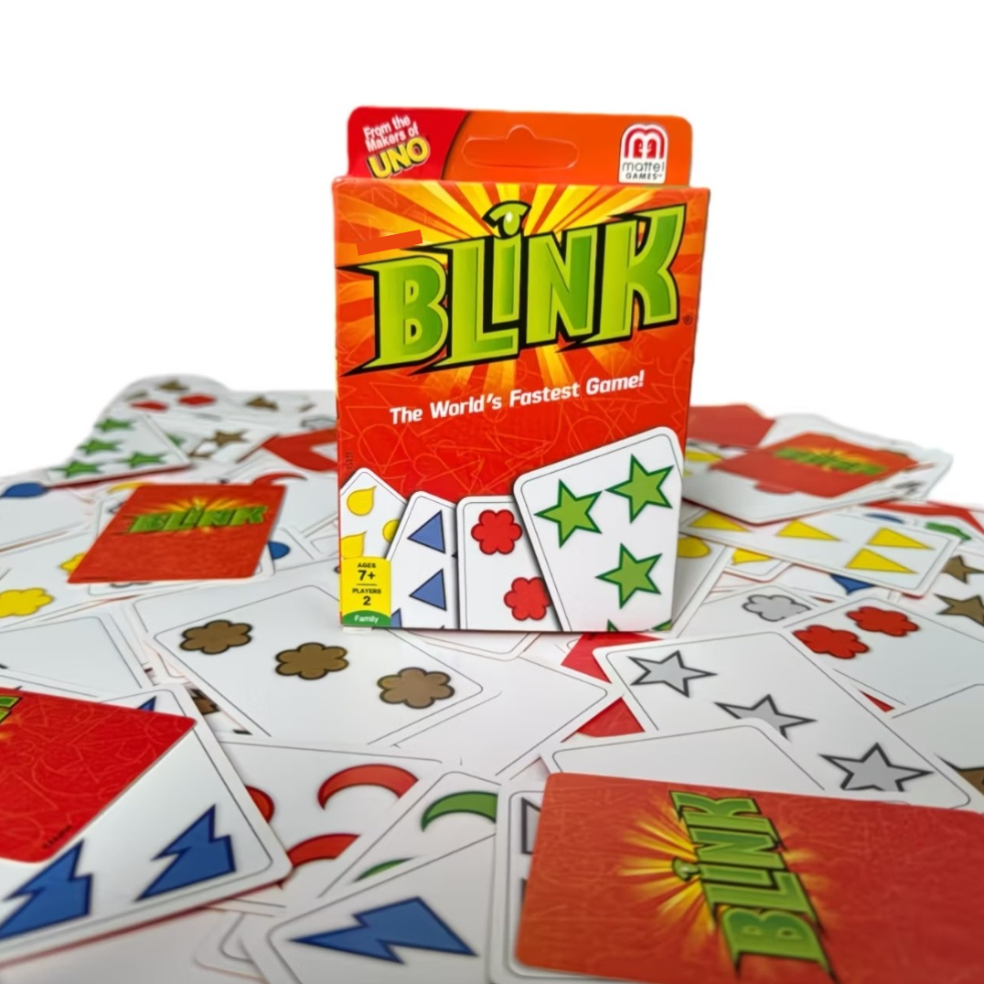 Reinhard Staupe's BLINK Family Card Game, Travel-Friendly, with 60 Cards and Instructions