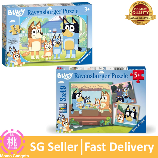 Ravensburger Bluey - 3x49 Piece / 35 Piece Jigsaw Puzzle for Kids Age 3 Years Up
