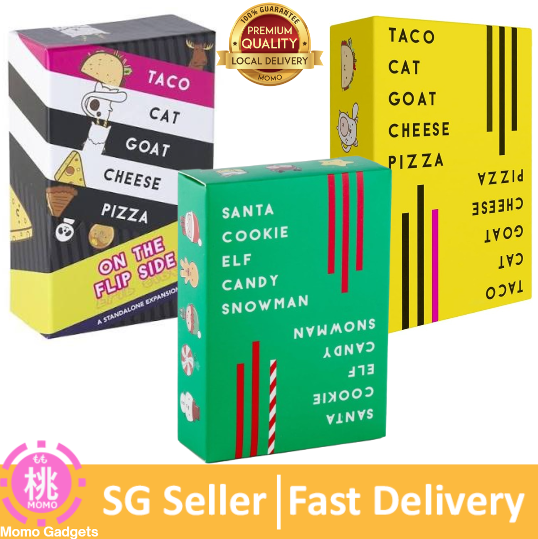 Taco Cat Goat Cheese Pizza / On The Flip Side / Santa Cookie ELF Candy SnowMan