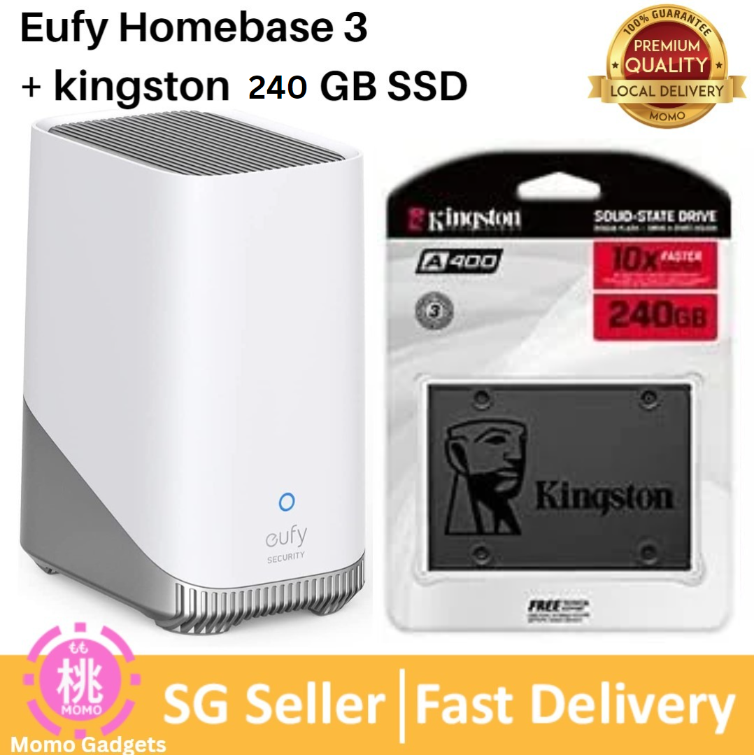 eufy Security EufyCam HomeBase 3,eufy Edge Security Center, Local Expandable Storage up to 16TB