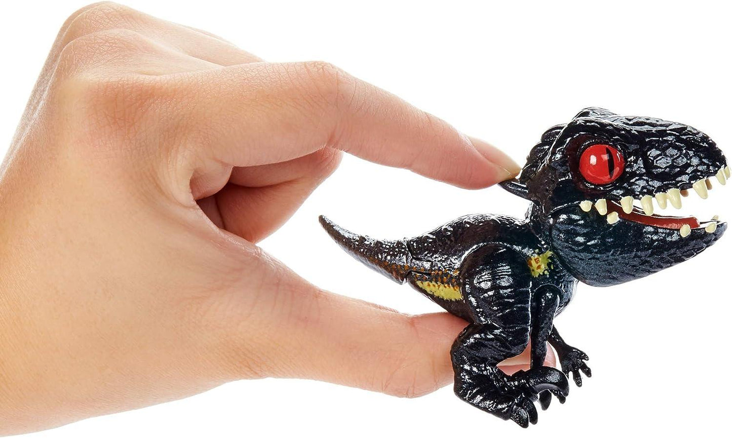 Mattel Jurassic World Dinosaur Snap Squad Collectibles for Display, Play and Snap On Feature for Attaching to Backpacks