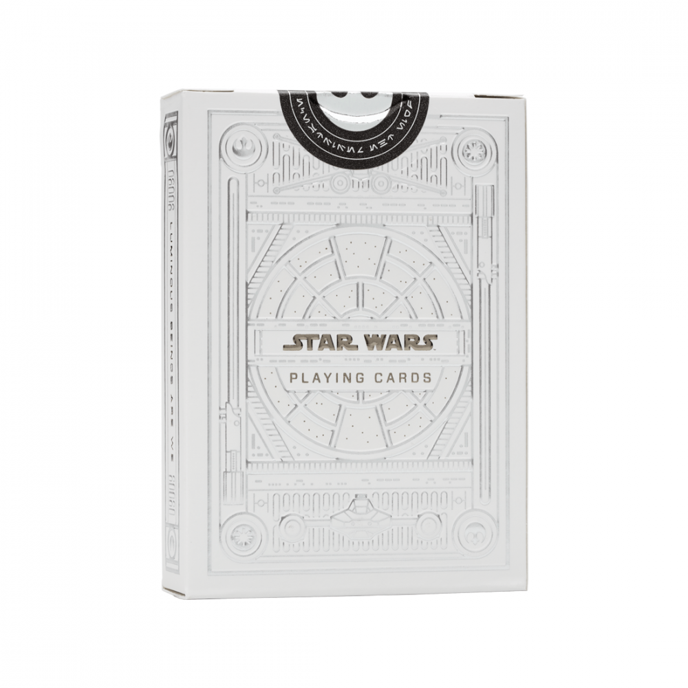 theory11 Star Wars Playing Cards White Silver/ White Gold Edition - Light Side (White)