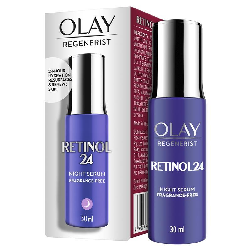 Olay Regenerist Retinol 24 Night Serum Fragrance-Free, 30ml