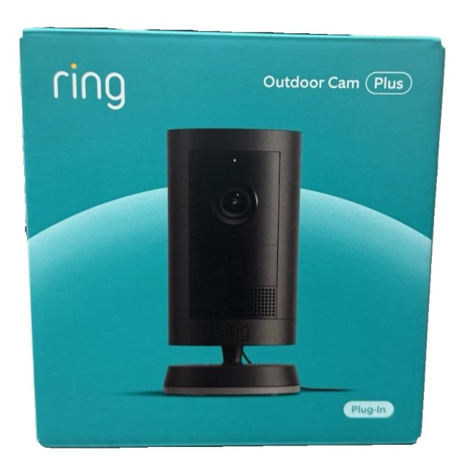 Ring  Outdoor Cam Plus / Stick Up Cam ( 3rd Gen ) Battery HD security camera with two-way talk, Works with Alexa - Ring Solar panel Option available