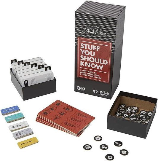Hasbro Gaming Trivial Pursuit Game:Stuff You Should Know Edition, Trivia Questions Inspired by The Stuff You Should Know