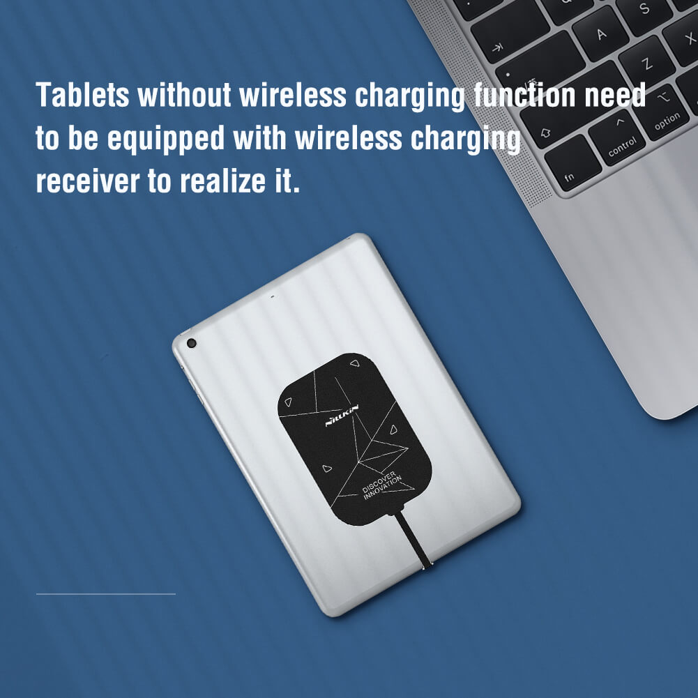 Nillkin Wireless ipad Charger Tablet Stand - 2 in 1 ipad Holder Charging Dock, Wireless Charging Stand