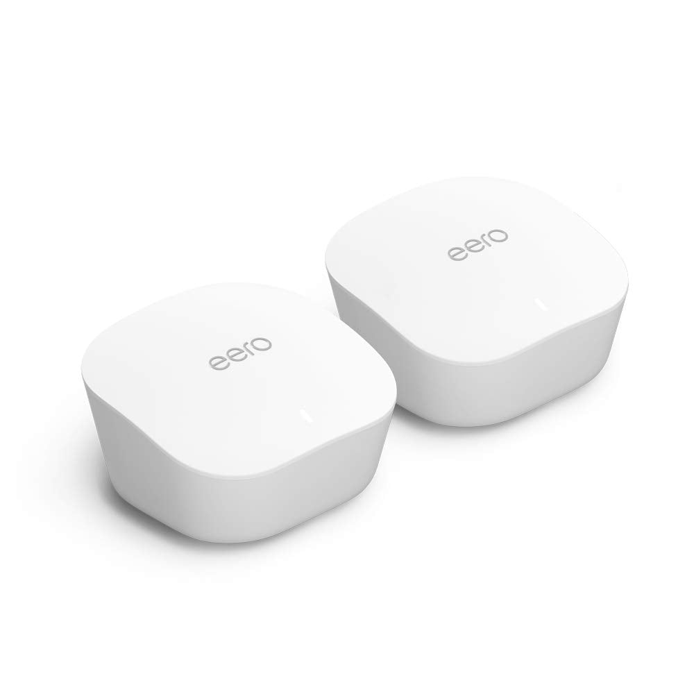 Amazon eero Pro 6E / eero Pro 6 tri-band mesh Wi-Fi 6 router with built-in Zigbee smart home hub