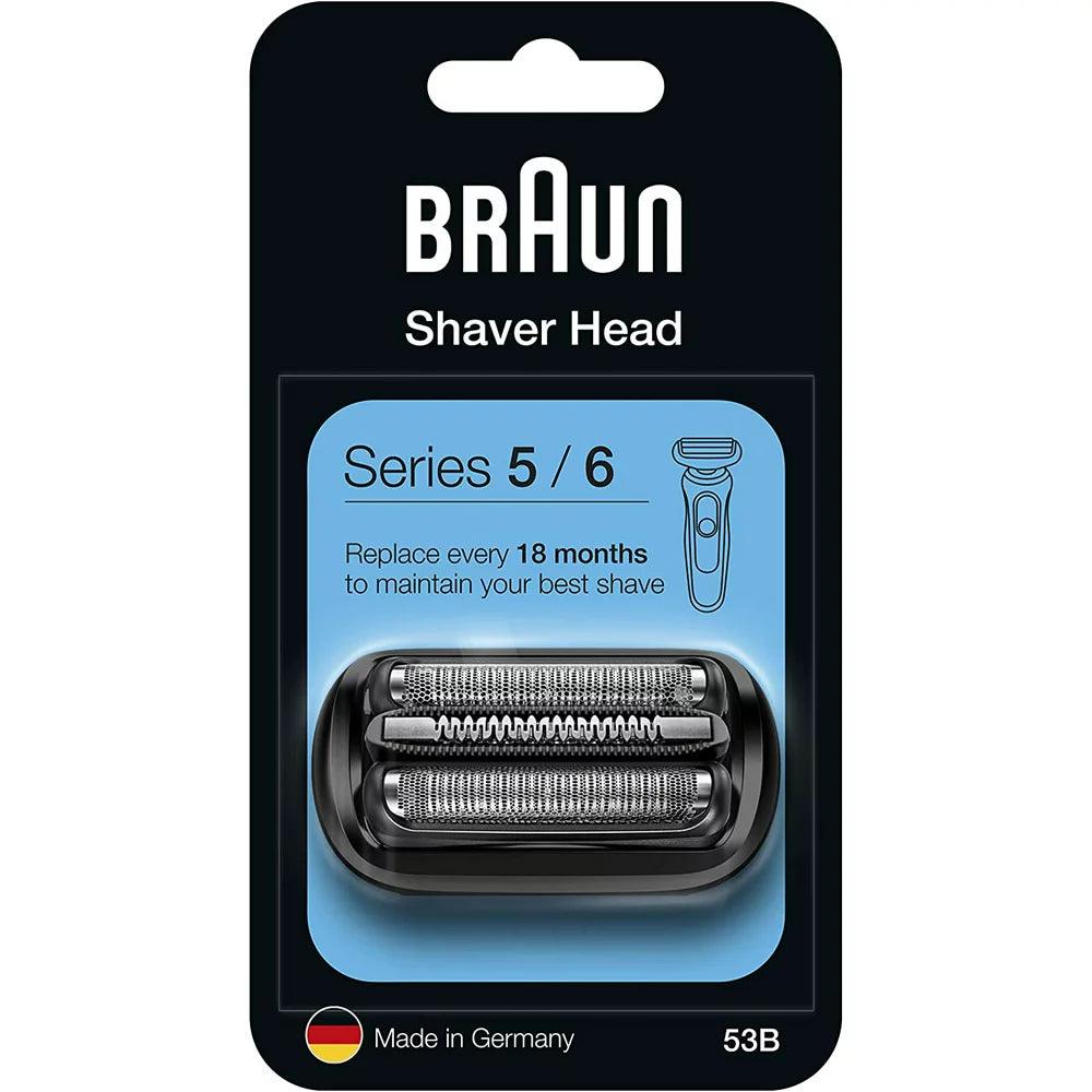 Braun Series 5 53B Electric Shaver Replacement Head, Easily Attach Your New Shaver Head