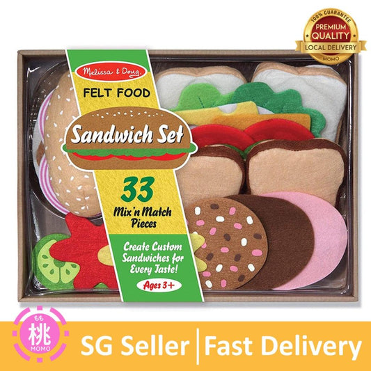 Melissa & Doug Felt Food Sandwich Set