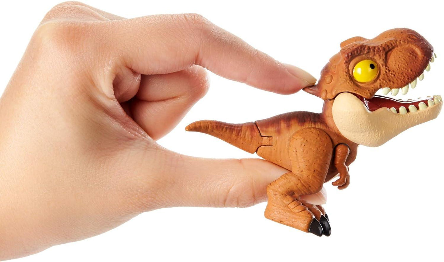 Mattel Jurassic World Dinosaur Snap Squad Collectibles for Display, Play and Snap On Feature for Attaching to Backpacks